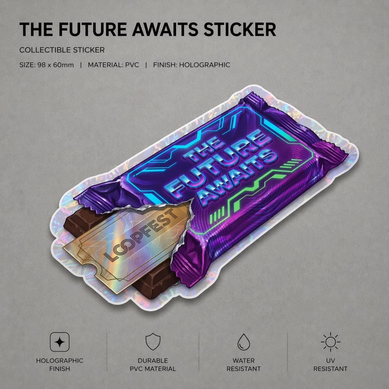 Golden Ticket Sticker